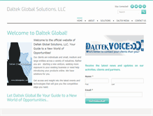 Tablet Screenshot of daltekglobal.com